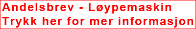 Andelsbrev - Løypemaskin